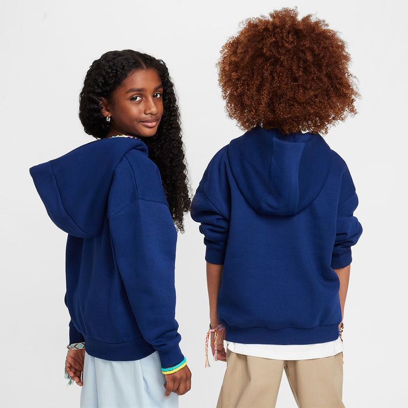 Easyon Older Kids' Oversized Pullover Skate Hoodie - Blue Void - Town City