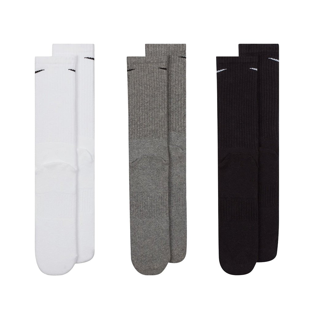 Everyday Cushioned Training Crew Socks (3 Pack) - Multicolor - Town City