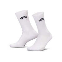 Everyday Elavated Crew Socks (3 Pack) - White/Black - Town City