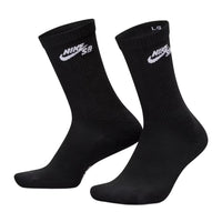 Everyday Elevated Crew Socks (3 Pack) - Black/White - Town City