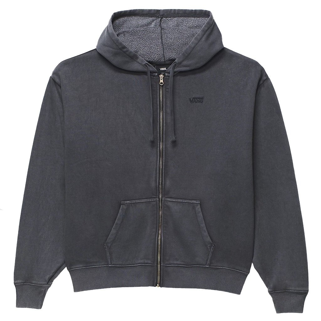 Everyday Oversized Full Zip Hoodie - Black - Town City