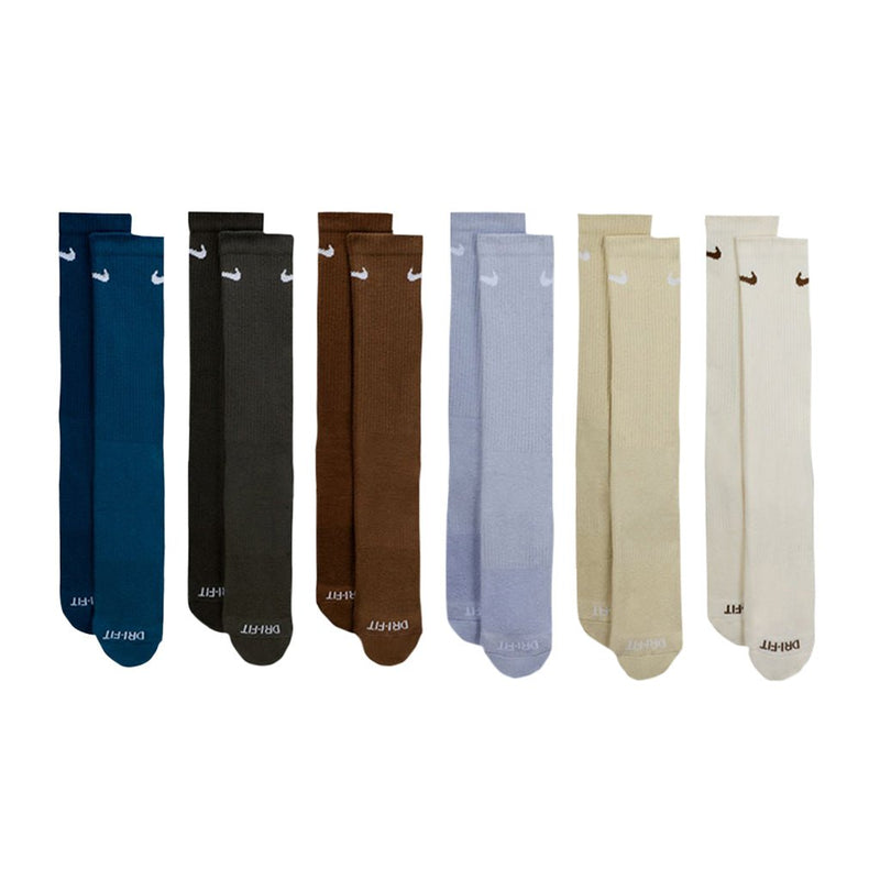 Everyday Plus Cushioned Training Crew Socks (6 Pack) - Multi - Color - Town City