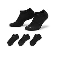 Everyday Plus Cushioned Training No - Show Socks (3 Pack) - Black/White - Town City