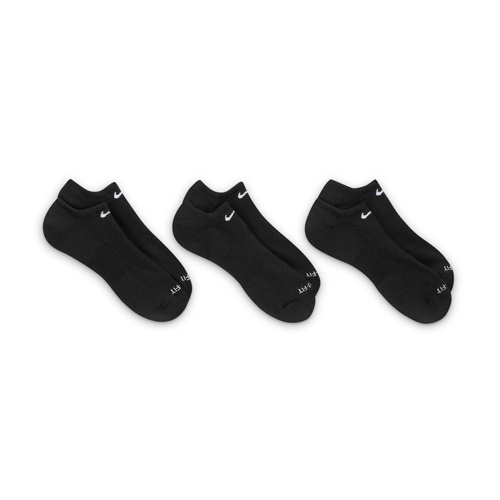 Everyday Plus Cushioned Training No - Show Socks (3 Pack) - Black/White - Town City