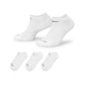Everyday Plus Cushioned Training No - Show Socks (3 Pack) - White/Black - Town City