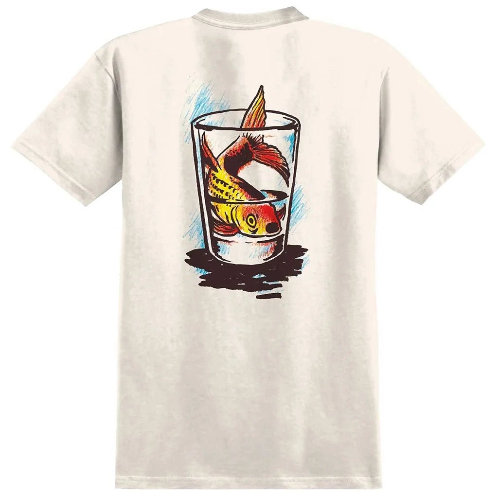 Fish Bowl SS T - Shirt in Cream - Town City