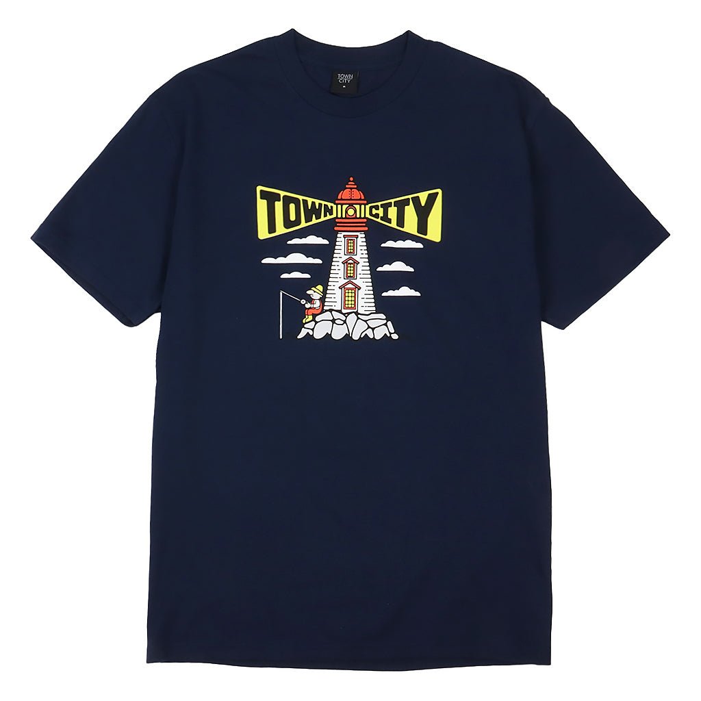 Fishing Tee - Navy - Town City