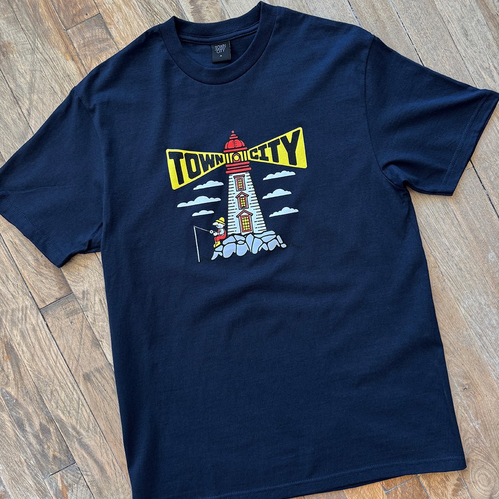 Fishing Tee - Navy - Town City
