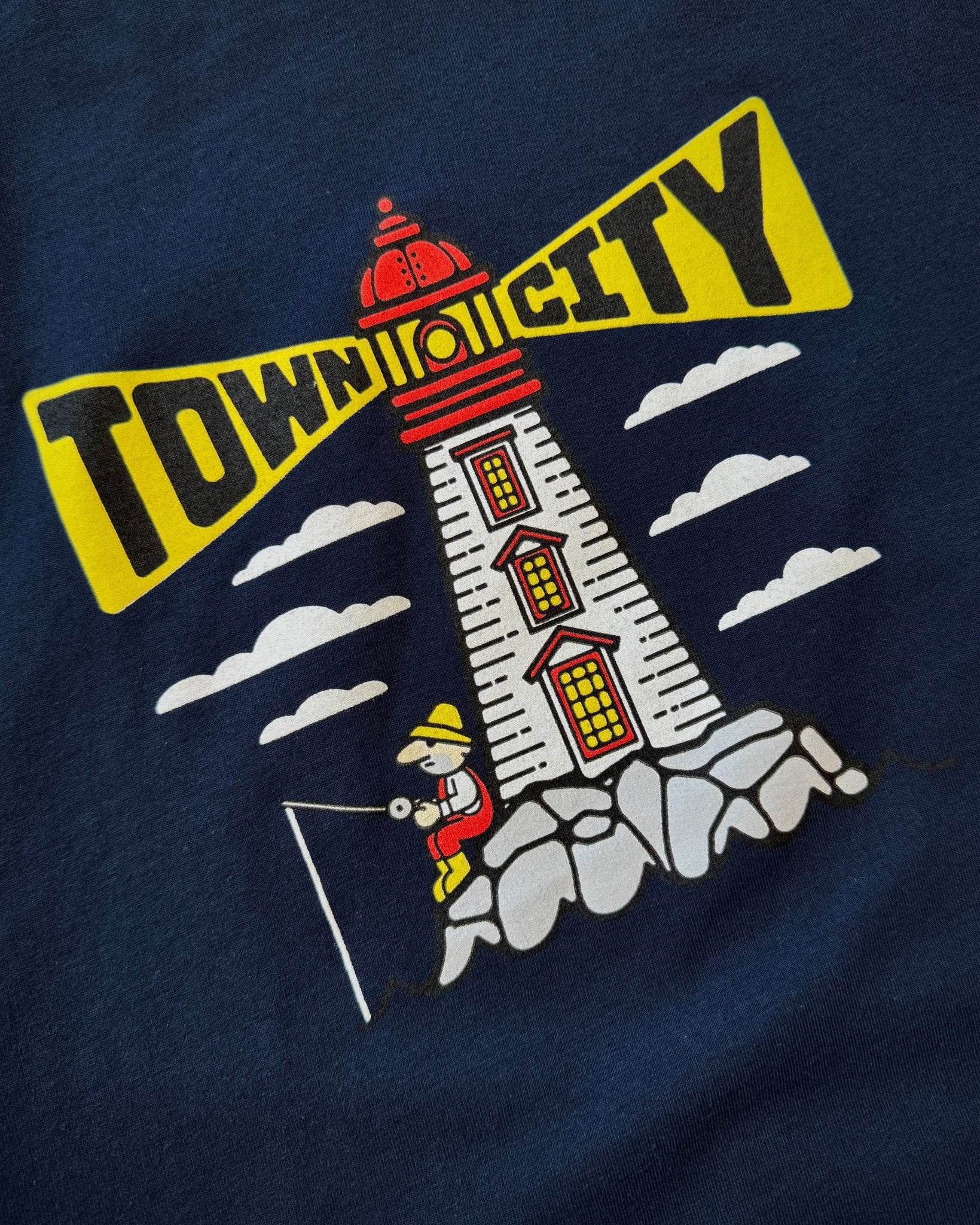 Fishing Tee - Navy - Town City