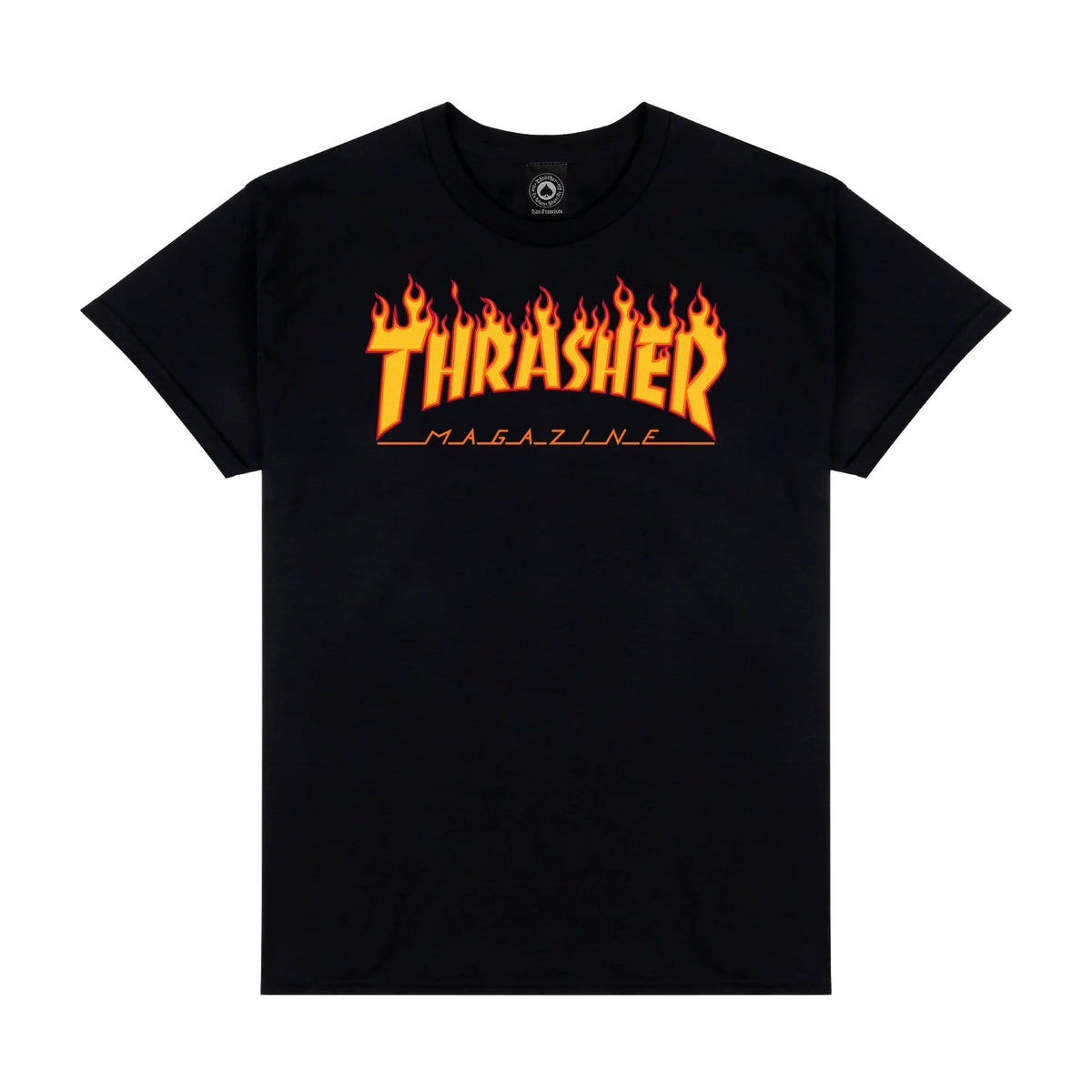Flame Logo Youth T-Shirt - Black - Town City