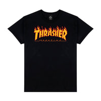 Flame Logo Youth T-Shirt - Black - Town City