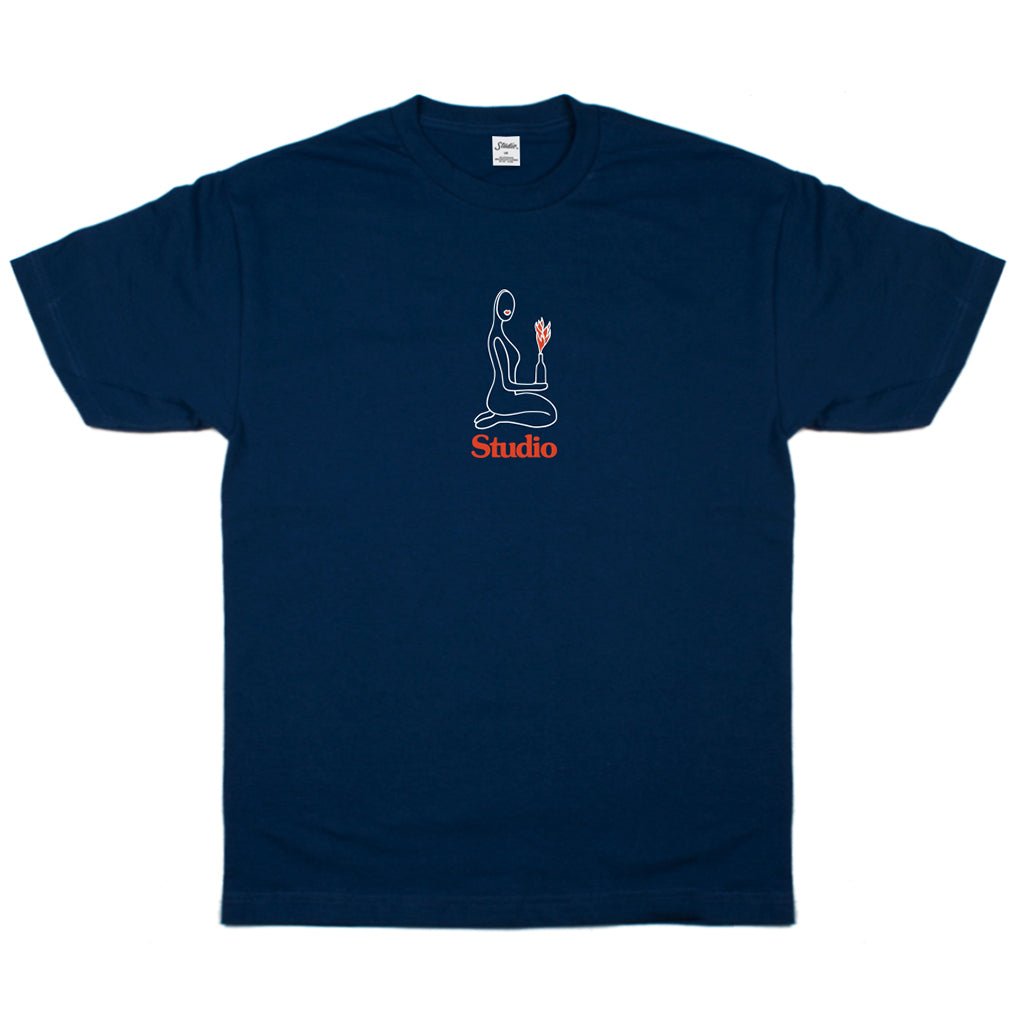 Flame Of Love Tee - Navy - Town City