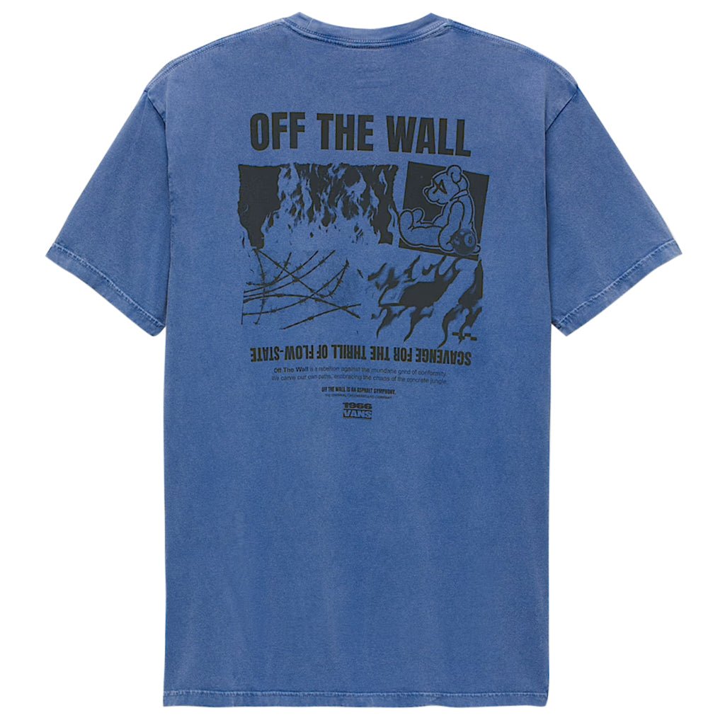Flow State T-Shirt - Washed True Blue - Town City