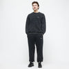 French Terry Crewneck - Faded Black - Town City