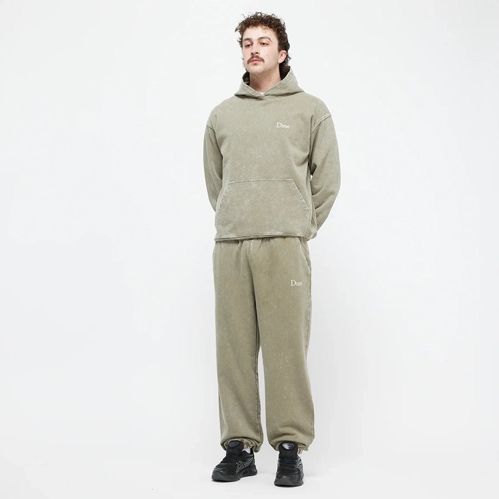 French Terry Hoodie - Faded Cement - Town City