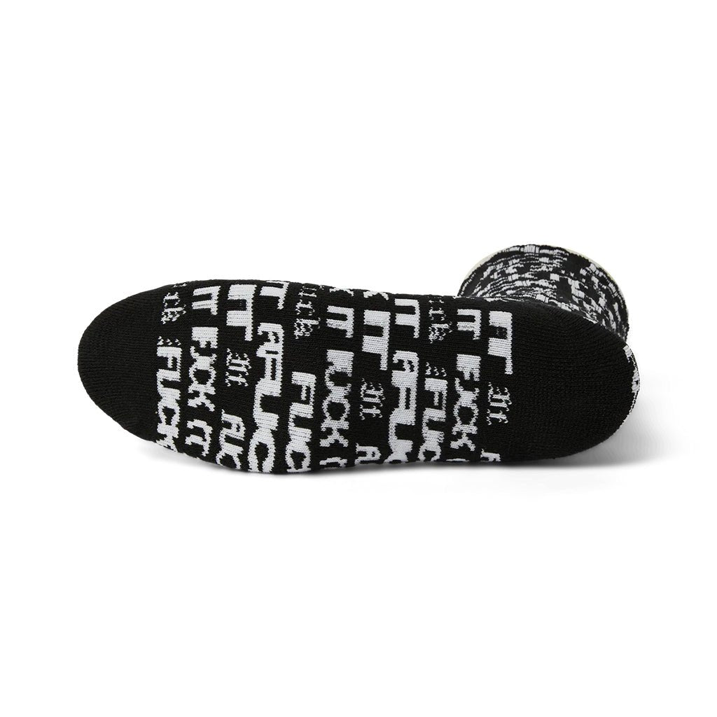 Fuck It Flyer Socks - Black - Town City