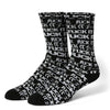 Fuck It Flyer Socks - Black - Town City
