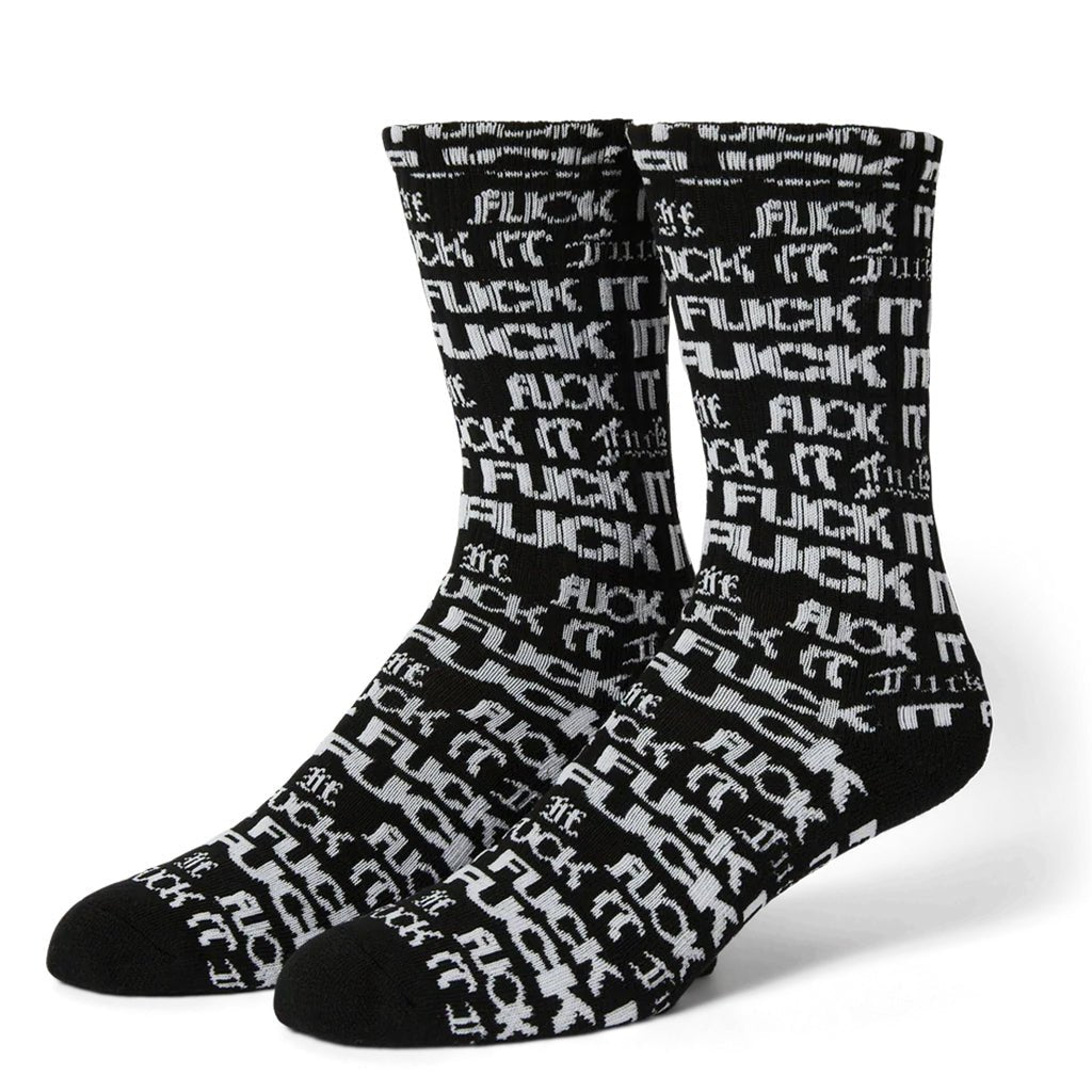 Fuck It Flyer Socks - Black - Town City