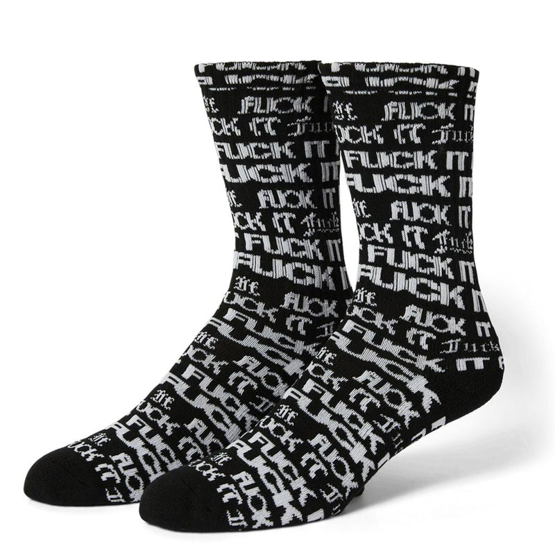 Fuck It Flyer Socks - Black - Town City