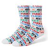 Fuck It Flyer Socks - White - Town City