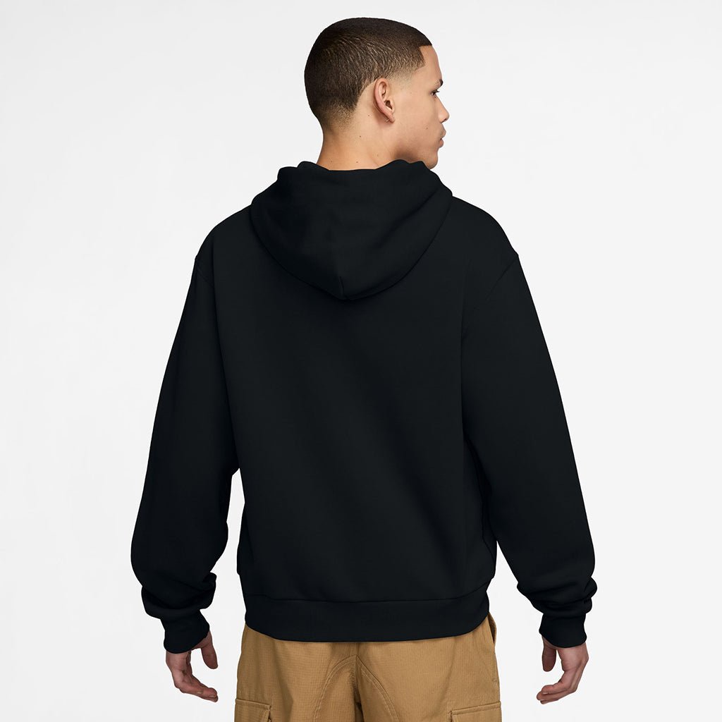 Full - Zip Fleece Skate Hoodie - Black/White - Town City