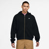 Full - Zip Fleece Skate Hoodie - Black/White - Town City