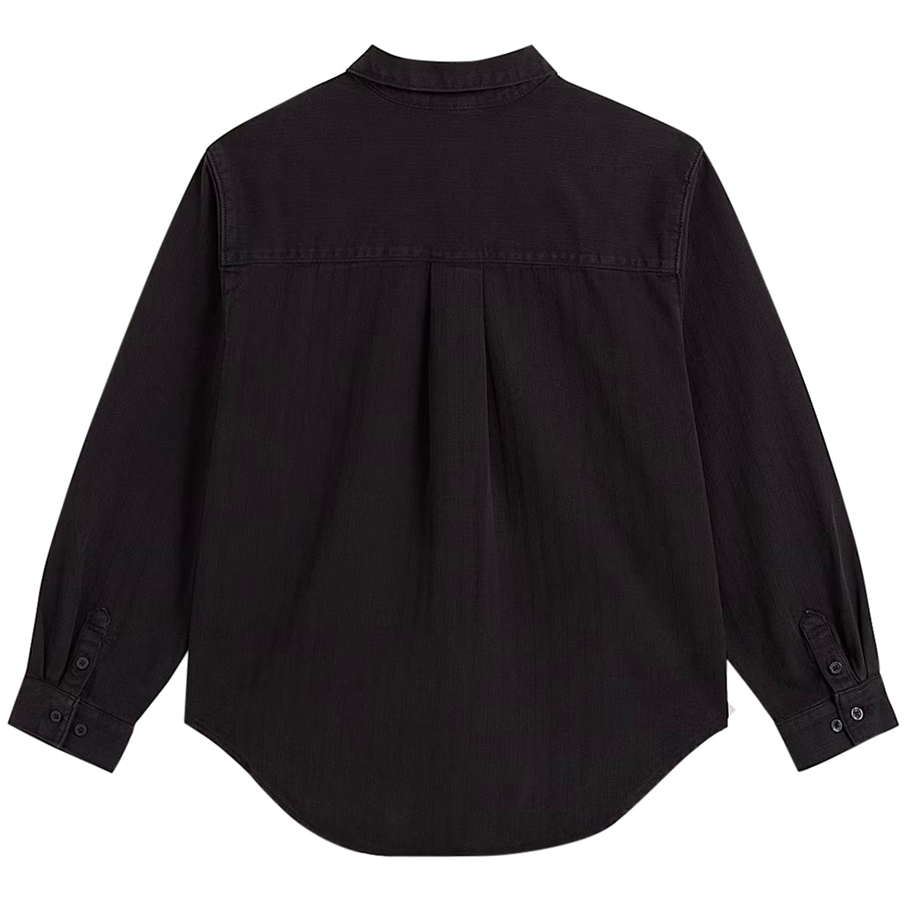 Gillian Overdyed Shirt - Black - Town City