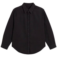 Gillian Overdyed Shirt - Black - Town City
