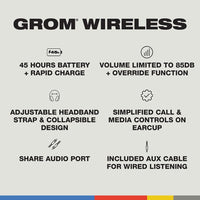 Grom Wireless - Black - Town City