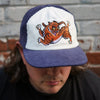 Happy Tiger Two - Tone Corduroy Hat - Town City