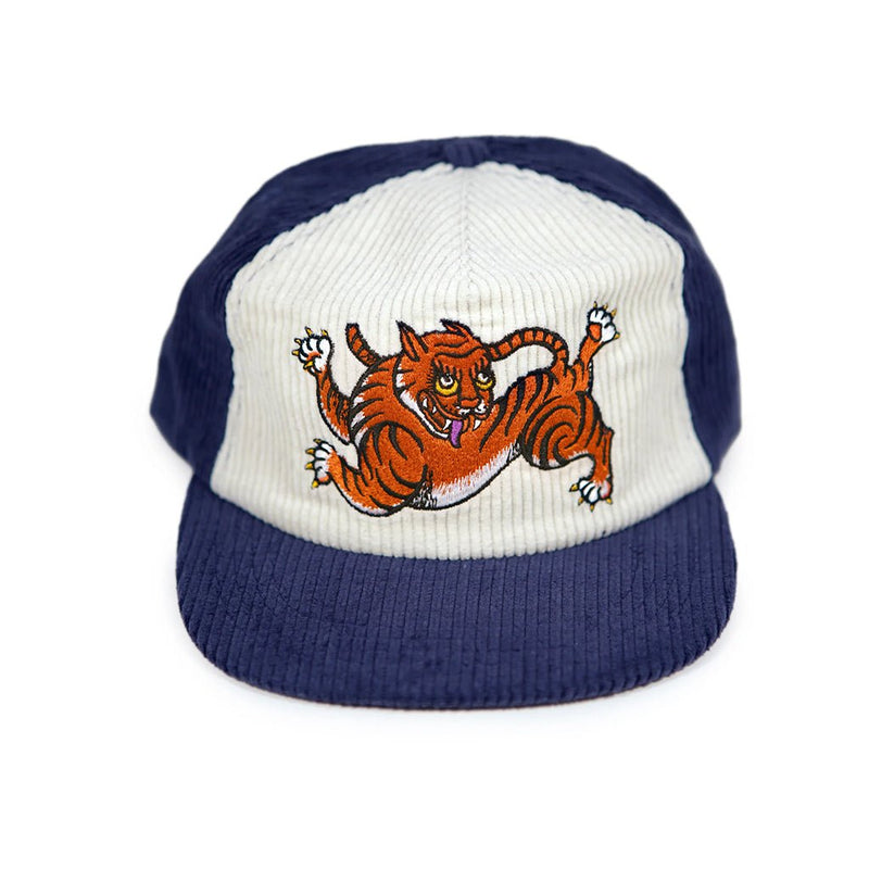 Happy Tiger Two - Tone Corduroy Hat - Town City