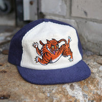 Happy Tiger Two - Tone Corduroy Hat - Town City
