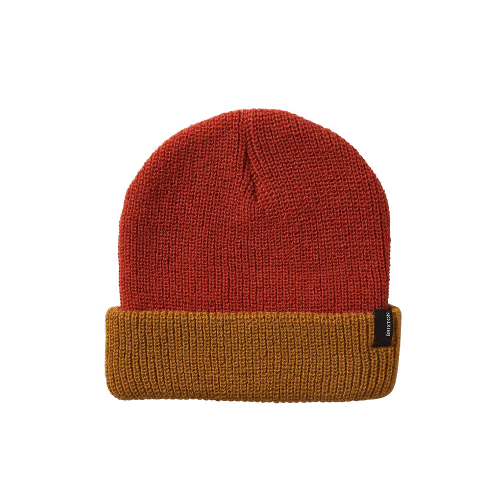 Heist Beanie - Burnt Red/Golden Brown
