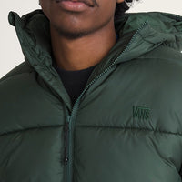 Hillgate Hooded Puffer Jacket - Oil Green - Town City