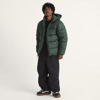Hillgate Hooded Puffer Jacket - Oil Green - Town City