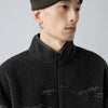 IDYLLWILD Sherpa Popover Jacket - Running Horse Lands Black - Town City