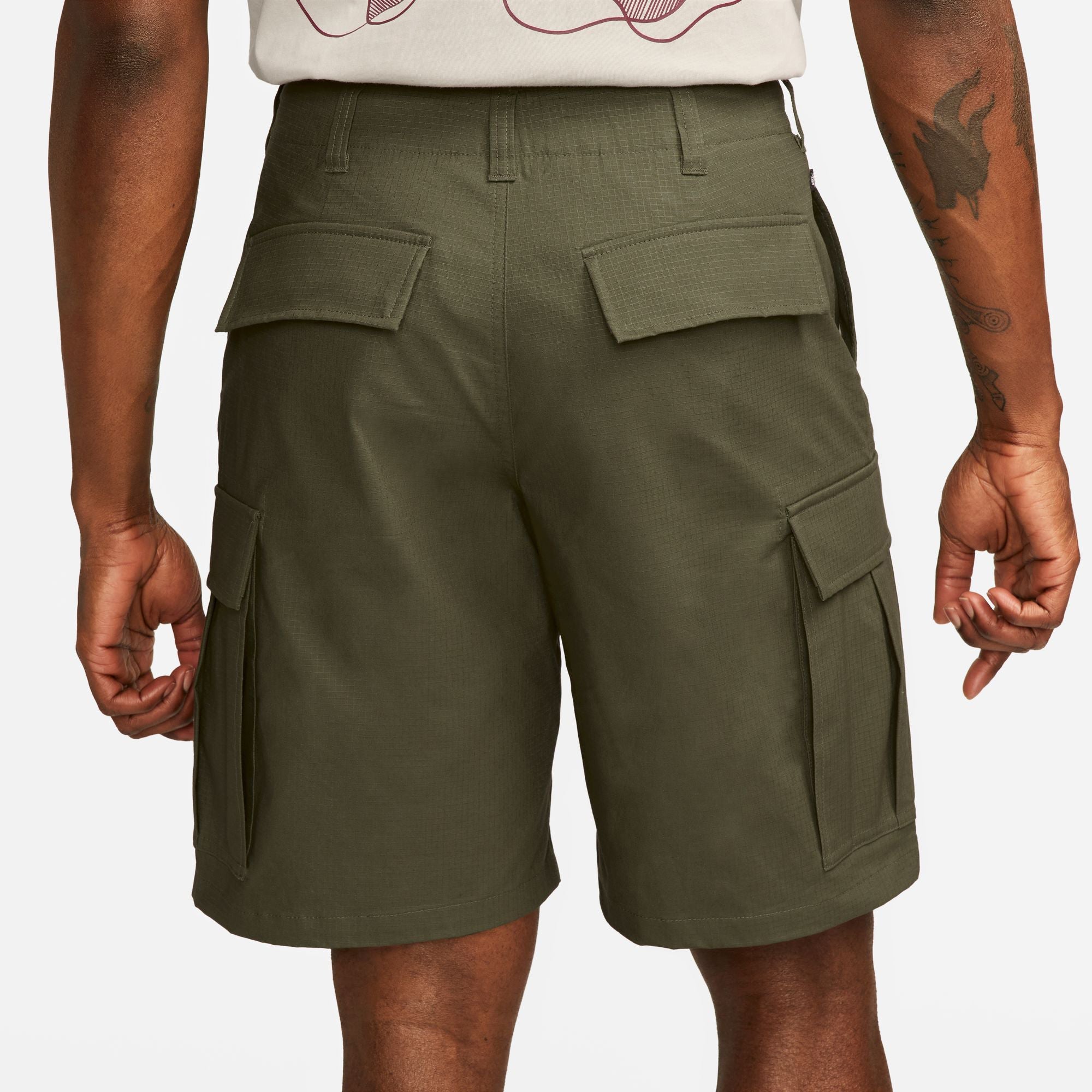 Kearny Men's Cargo Skate Shorts - Medium Olive - Town City