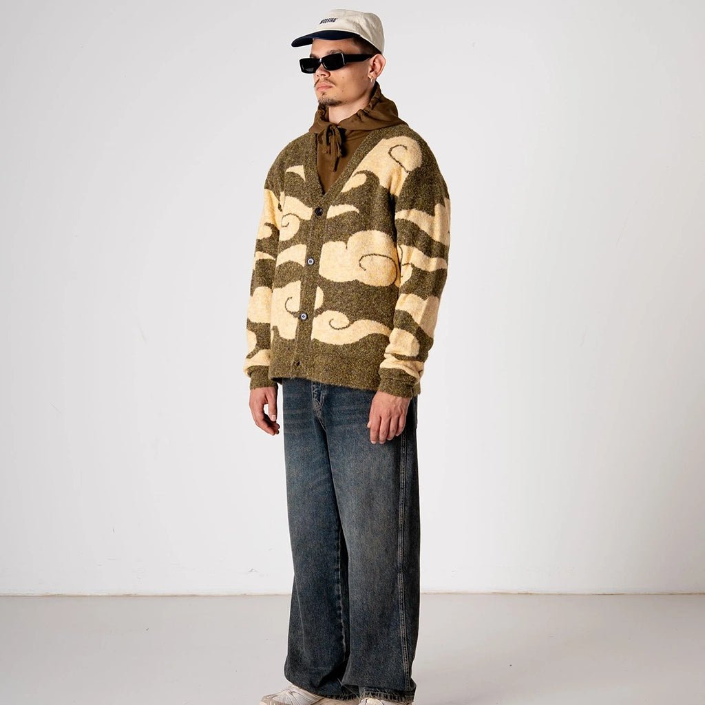 Koon Cloud Cardigan - Dark Green - Town City