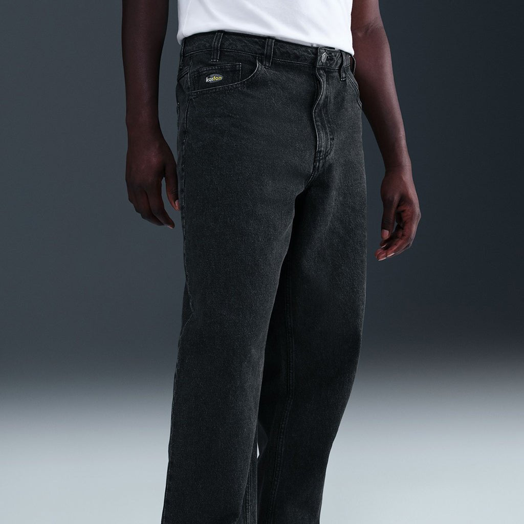 Kotson Loose Denim Skate Pant - Black - Town City