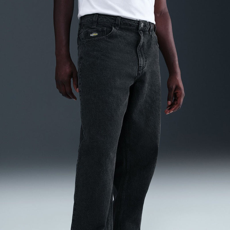 Kotson Loose Denim Skate Pant - Black - Town City