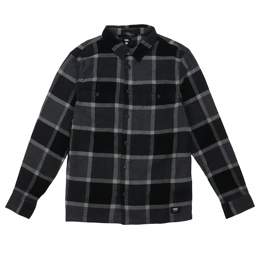 Larkspur Plaid Flannel - Asphalt Heather - Town City