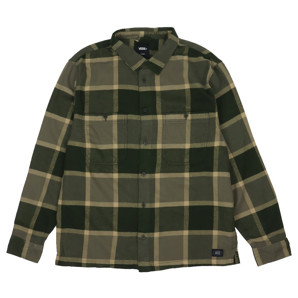 Larkspur Plaid Flannel Shirt - Obsidian Fern - Town City