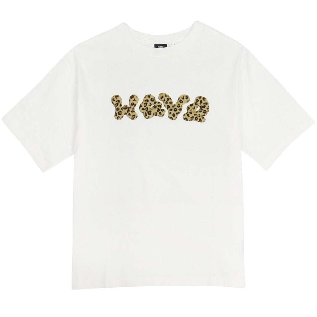 Leopard Fur Tee - White - Town City