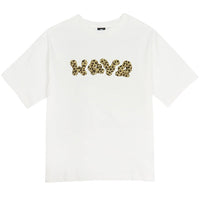 Leopard Fur Tee - White - Town City