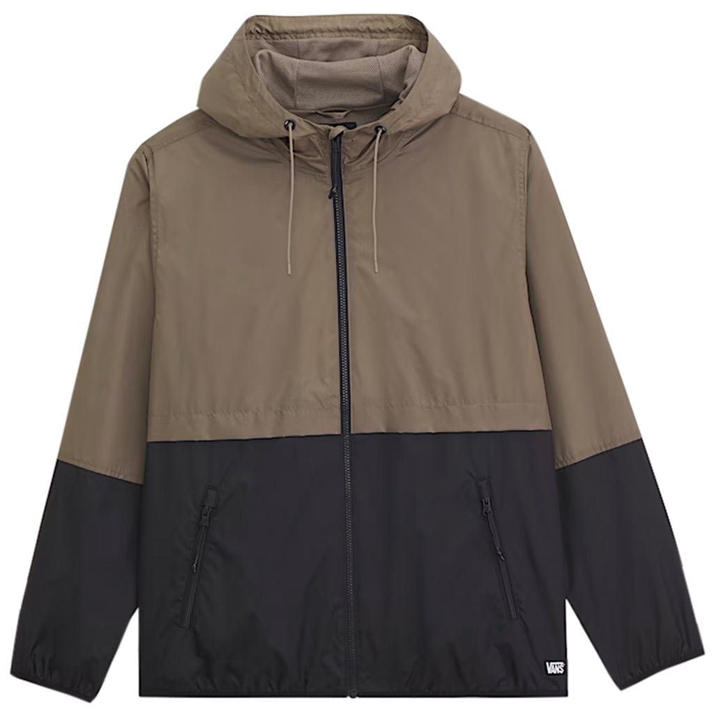Lewis Windbreaker Jacket - Brown - Town City