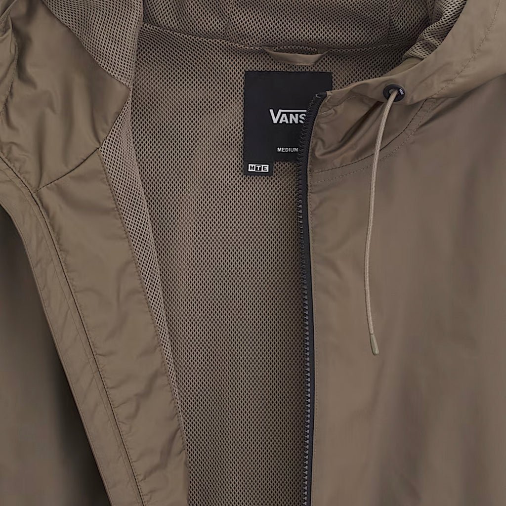 Lewis Windbreaker Jacket - Brown - Town City