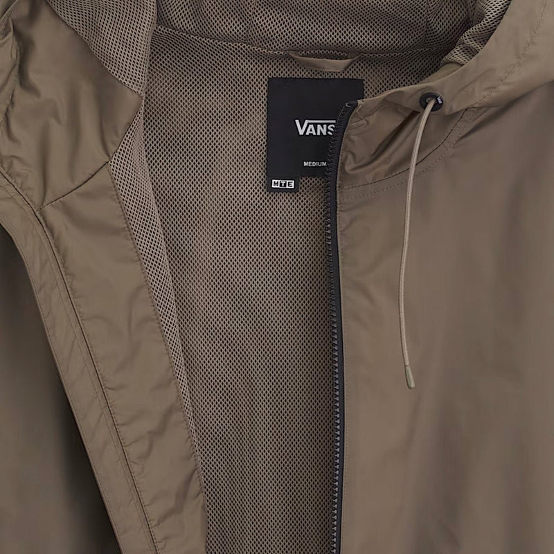 Lewis Windbreaker Jacket - Brown - Town City