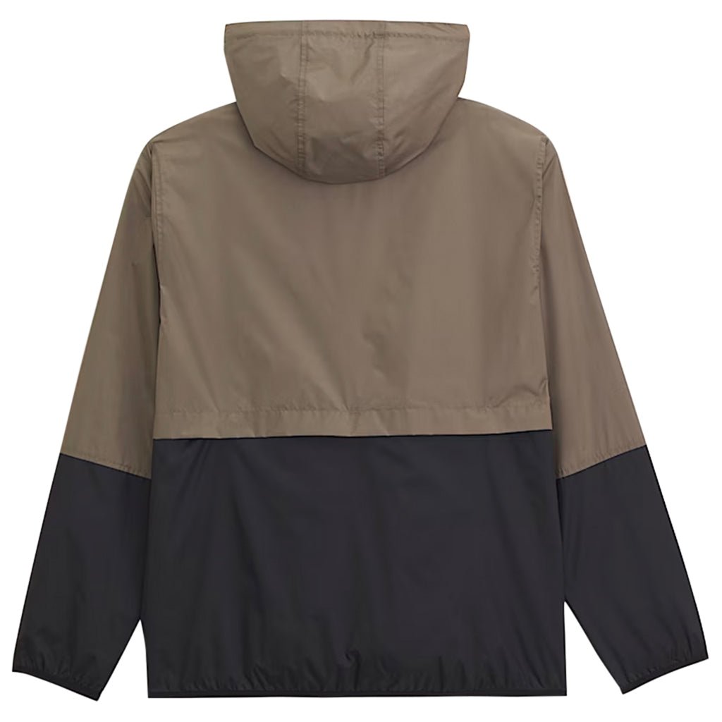 Lewis Windbreaker Jacket - Brown - Town City