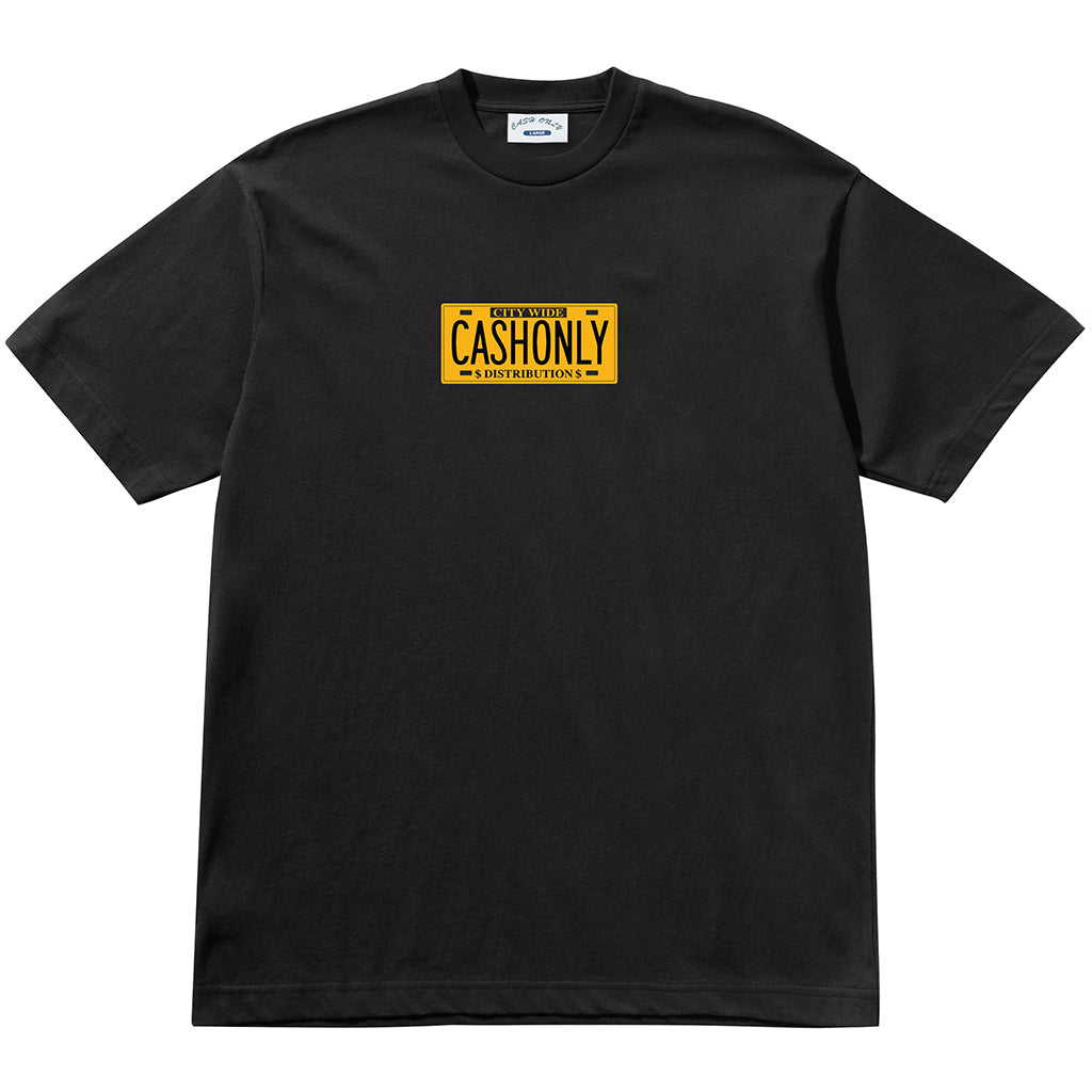 License Plate Tee - Black - Town City