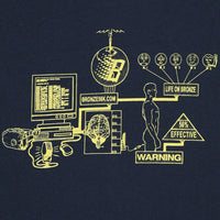 Locked In Tee - Navy - Town City